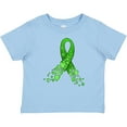thumbnail image 3 of Inktastic Mental Health Awareness Ribbon with Green Hearts Boys or Girls Baby T-Shirt, 3 of 5