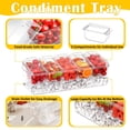 thumbnail image 4 of Bandeja para condimentos ARSTPEOE, servidor refrigerado con bandejas y cucharas, 4 of 7
