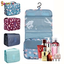 Spencer Hanging Travel Toiletry Bag Portable Makeup Pouch Waterproof Cosmetic Organizer Bag Case with Strong Zipper for Women Girls