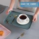 thumbnail image 5 of Fast Food Tray Rectangular Serving Trays Serving Tray For Indoor Plastic Fast Food TrayGreen, 5 of 5