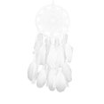 thumbnail image 2 of Atrapasueños blanco perlas de madera colgante de encaje de plumas carillón de viento MS6060 Sywqhk Libre de BPA, 2 of 2