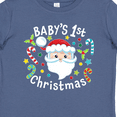 thumbnail image 4 of Inktastic Baby's 1st Christmas Santa with Candy Canes Boys or Girls Baby T-Shirt, 4 of 5