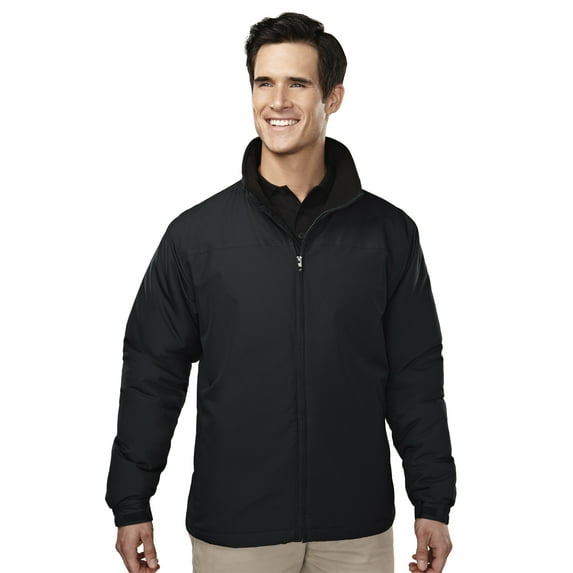 Tri-Mountain Saga 8880 Water Resistant Jacket, X-Large Tall, Black/Black