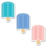 CTP8658 - Calm & Cool Ice Pops 3" Designer Cut-Outs, 36/Pack by Creative Teaching Press
