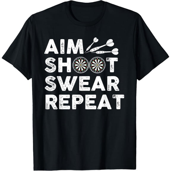 Cool Darts Art For Men Women Dart Player Throwing Sport T-Shirt