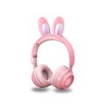 thumbnail image 2 of Auriculares LED Micro USB Recargable Control de volumen Auriculares Compatible con Bluetooth Sonido Oficina portátil Niños Auriculares Rosa kenally EL005377-01B, 2 of 2