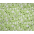 thumbnail image 4 of oneOone Polyester Lycra Light Green Fabric Texture & Triangle Geometric Sewing Material Print Fabric By The Yard 56 Inch Wide, 4 of 4