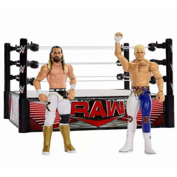 WWE Wrestling Wrekkin' RAW Brawl Ring Playset (with Cody Rhodes