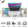 thumbnail image 5 of Unique Halloween Ghost Mouse Pad Cute Kawaii Cartoon, Extended 31.5x11.8 Inch, Non-Slip Base, Stitched Edge - Ideal for Desk Gaming, Laptop, Desktop – Embrace the Spooky Spirit, 5 of 7