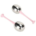 thumbnail image 2 of Globes à Glace en Acier Inoxydable, Effet de Massage Rond, Élimine les Ridules pour Salon de Beauté, Soin de la Peau, Poignée Rose, 2 of 8