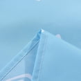thumbnail image 5 of Cortina de ducha de concha azul con ganchos, cortinas de ducha de 180x180cm, cortina de baño antimoho, tela de poliéster lavable impermeable JM, 5 of 5