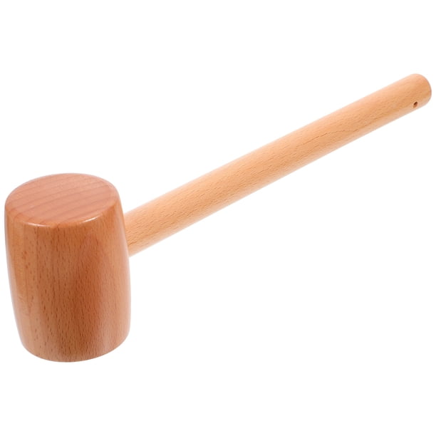 ColoMX 1pc Hammer de madera de madera Natural Mallet Herramienta de mariscos de mariscos de madera maciza