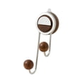 thumbnail image 4 of Luzkey Suction Cup Hook without Punching Shower Hook for Household Kitchen Washroom Brown, 4 of 8