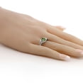 thumbnail image 3 of Gem Stone King 0.85 Ct Oval Green Tourmaline 925 Sterling Silver Ring, 3 of 4