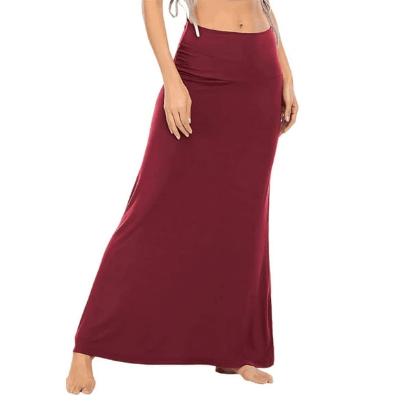 Women's Casual Ruched Stretchy High Waist A Line Skirt Flared Midi Skirt Skirt Cover up plus Size Leather Skirt Silk Midi Skirt Long Skirt with Slit Corduroy Skirts for Women Knee Length Mobile Home
