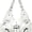 White, variant on Top-keivon Shoulder Bag for Women, Y2K Rivet Faux Leather Underarm Purse, Retro Motorcycle Trendy Casual Commute Handbag