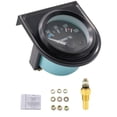 thumbnail image 2 of Kit de medidor de temperatura del agua para automóvil, LED negro, medidor universal de temperatura del agua para automóvil, diales de 101,6-120 ° (diámetro 52 mm), 2 of 5