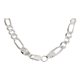 thumbnail image 3 of JOYARIS Cadena De Plata 925 Diamantada Hombre Fígaro 50 Cm X 6 Mm DM-0001439, 3 of 3