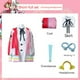 thumbnail image 3 of Ropa de cosplay de One Piece UTA, versión teatral, película, hija roja de Red Shanks, conjunto de ropa, peluca, alas, niños, adultos, vestido, juguete de regalo, 3 of 5