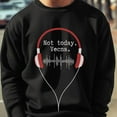 thumbnail image 2 of Not Today Vecna Sweatshirt, Sci-Fi TV Show Inspired Sweatshirt - Sizes S-5XL ,Art Print JSC, 2 of 5