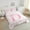 Pink D, variant on Pink Bow Comforter Set,Princess Style Bowknot Love Hearts Girly Fairy Bedding Set All Season,Initial Letter Y Chic Romantic Comforter 2 Pcs with 1 Pillowcase,Kawaii Pink,Twin Size
