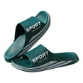 thumbnail image 4 of Men's Slippers Summer Outdoor Indoor Quick Drying Bathroom Comfortable Couple Unisex Non- Open Toe Slides For Casual Wear, 4 of 4