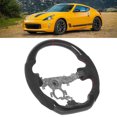 thumbnail image 4 of Suede Steering Wheel Steering Wheel Modification Carbon Fiber Steering Wheel Suede With Red Stitching Fit For  370z 2009-2020, 4 of 8