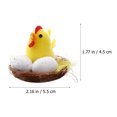 thumbnail image 2 of 12pcs Easter Chick Decor Simulation Mini Chicks Home Desktop Decor (Yellow), 2 of 7