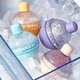 thumbnail image 5 of Paquete de 4 máquinas para hacer bolas de hielo, molde para hielo de whisky, bandeja de cubitos de hielo de silicona, molde para hielo esférico para whisky y cócteles Vhermosa Utensilios de Cocina, 5 of 5