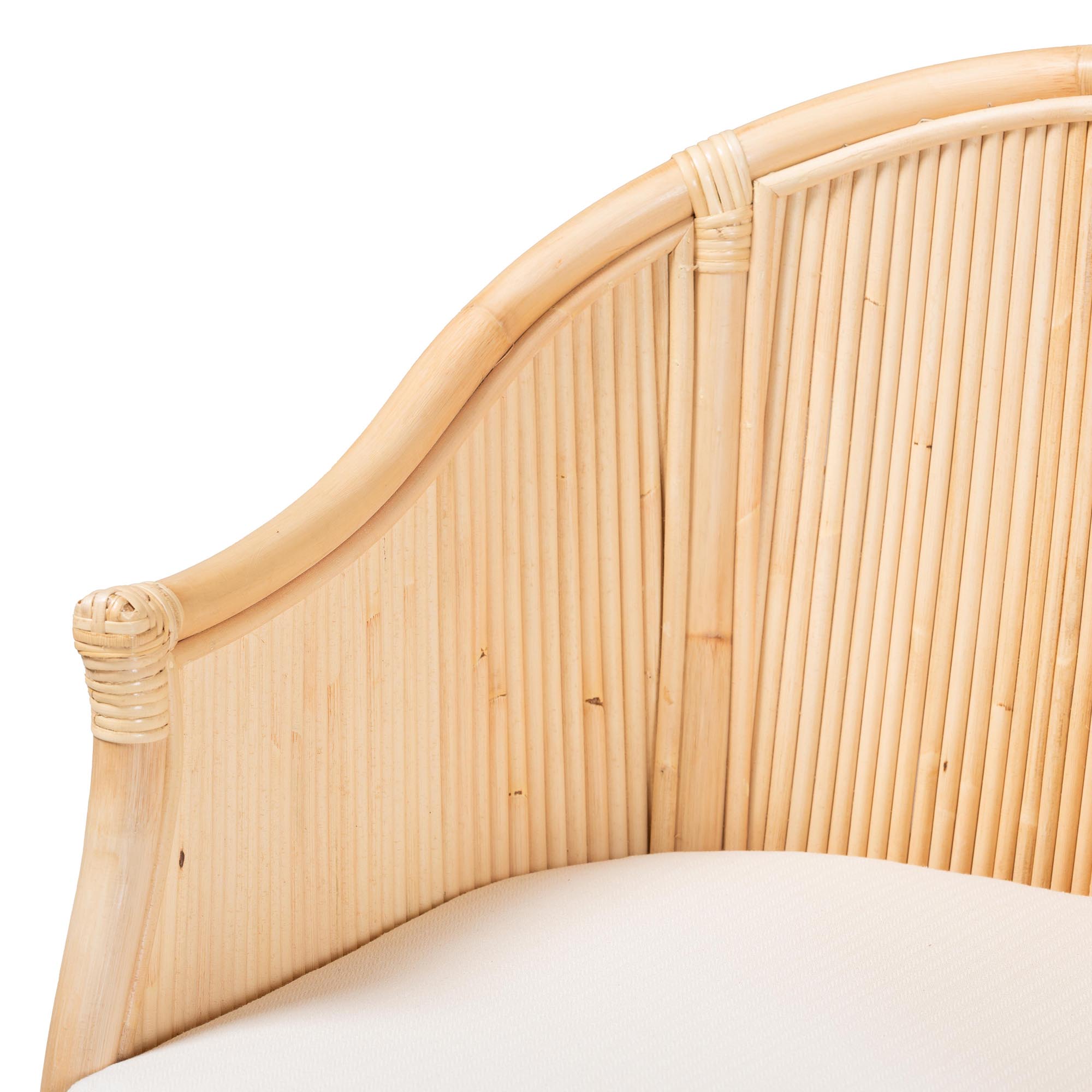 bali & pari Hollis Boho Dining Chair, Natural