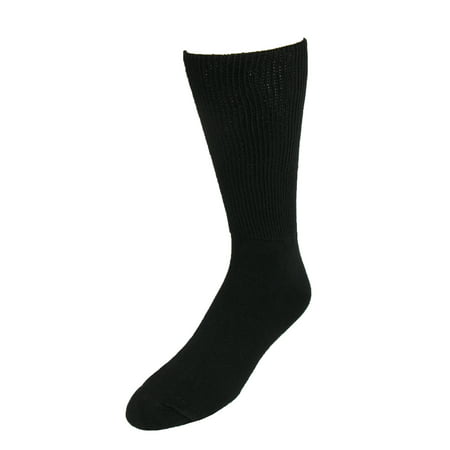 Extra Wide Sock Co. Size Large Mens Cotton Mid Calf Athletic Socks ...