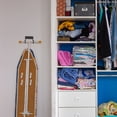 thumbnail image 2 of MasteelfCA Ironing Board Hanger Wall Mount Black Ironing Board Holder Storage Wall Rack, 2 of 7