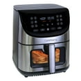 thumbnail image 1 of Kenmore 8 Qt Digital Air Fryer with 12-in 1-Touch Cooking Functions with Digital Control, Fully programmable temperature with timer,1700W Air Fryer with View Window, Stainless Steel, 1 of 8