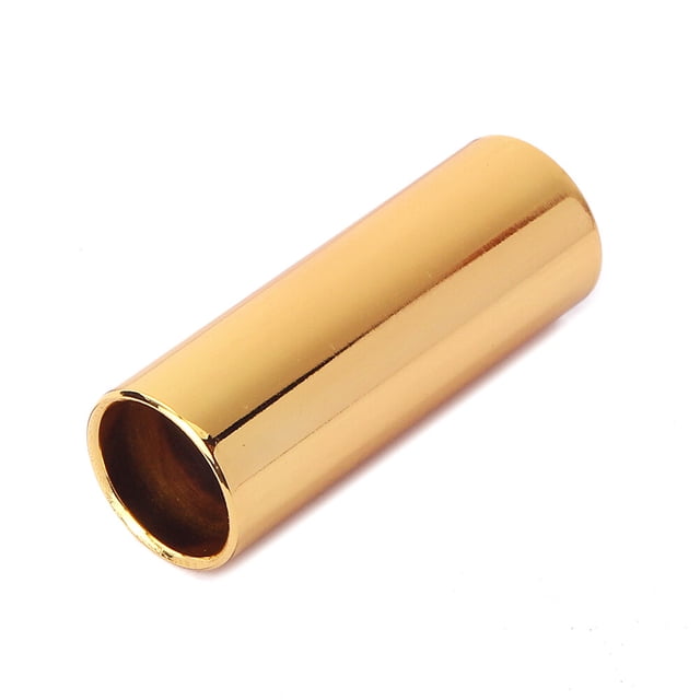 Minkissy Guitar Slide Finger Slider for Clear Bright Sound Golden Tone 1Pcs