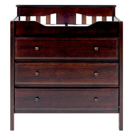 Baby Mod - Roxanne 3-Drawer Changing Table, Espresso