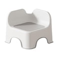 thumbnail image 3 of Taburete pequeño para niños cómodo con reposapiés trasero para dormitorio, mesita de noche, guardería Gris, 3 of 8