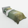 thumbnail image 3 of Ambesonne Saying Bedding Set 4 Pcs, Yellow Letters, Queen, Teal Yellow, 3 of 3