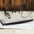 thumbnail image 4 of 24 Hole Harmonica Stainless Steel C Key for Adults Students Beginners Musical Instrument, 4 of 4