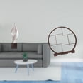 thumbnail image 2 of Figura decorativa de resina con soporte de madera. Ideal como organizador para la mesa de centro, la oficina o cualquier otro espacio., 2 of 8