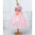thumbnail image 3 of Bilo Lovely Sequin Flower Girl Dress, 5 Colors (7-8 Years, Pink), 3 of 5