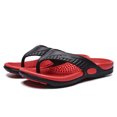 thumbnail image 1 of Zapatillas de hombre, zapatillas de masaje, chanclas antideslizantes, sandalias, zapatos para interiores y exteriores, moda informal, calzado cómodo, rojo, 44, 1 par Inevent AP008916-05, 1 of 6