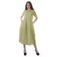 thumbnail image 4 of Moomaya Robes d'Été pour Femmes Imprimées Grande Taille en Coton Flex Robes pour Dames, 4 of 5