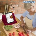 thumbnail image 4 of Pillow Pad Multi Angle Cushioned Tablet and iPad Stand, Burgundy, As Seen on TV, 4 of 5