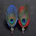 thumbnail image 2 of Broche de Vintage jinwen para mujer camisa traje accesorio de boda azul, 2 of 7
