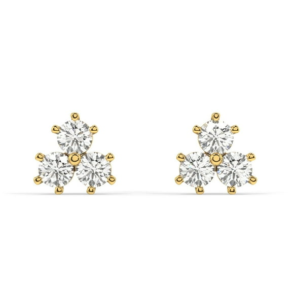 Silvermist Jewelry Gentle Breeze Earrings 18K Yellow Gold over 925 Sterling Silver | Everyday Jewelry for Women, Birthday Gift for Her