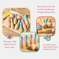 thumbnail image 6 of Wooden Bowling Toy Fine Workmanship Safe Use Wooden Kids Indoor Outdoor Bowling Toys Kids Bowling Set Interactive Toy, 6 of 8