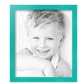 thumbnail image 2 of ArtToFrames 12" x 14" Aqua Picture Frame, 12x14 inch Green Wood Poster Frame (WOM-5186), 4 Pack, 2 of 5
