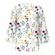 thumbnail image 5 of ICHUANYI Clearance Women's Fashion Three Quarter Sleeve Retro V-Neck Easter Printed Loose Tops Blouse(White, M) ICHUANYI WER2023080914613, 5 of 5