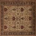 thumbnail image 1 of Ahgly Company Indoor Square Oriental Brown Traditional Area Rugs, 6' Square, 1 of 4