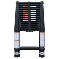 Xtend & Climb Contractor Series 155 /300 Aluminum Telescoping Ladder 15.5 Ft Extension Ladder Certified ANSI Type 1A-300lbs Combo with Instruction Manual